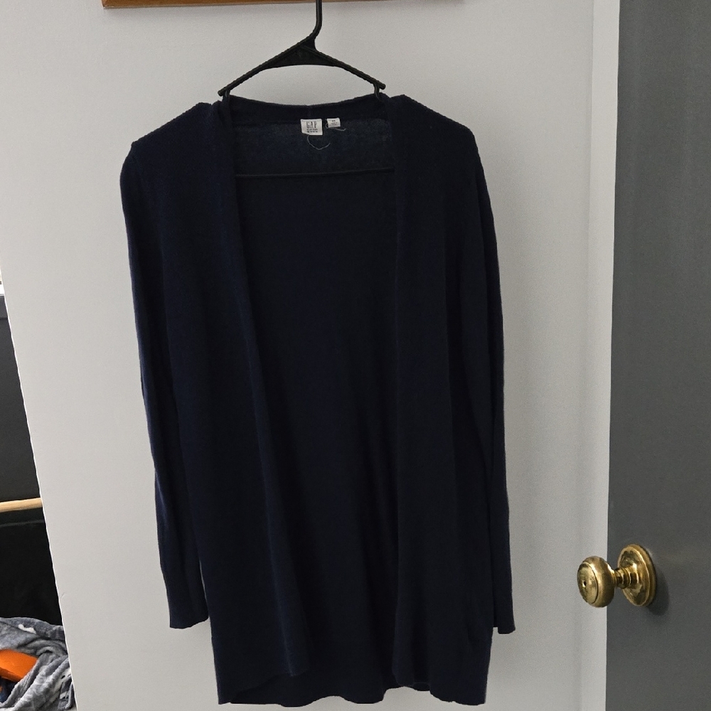 GAP Deep Blue Open Cardigan
